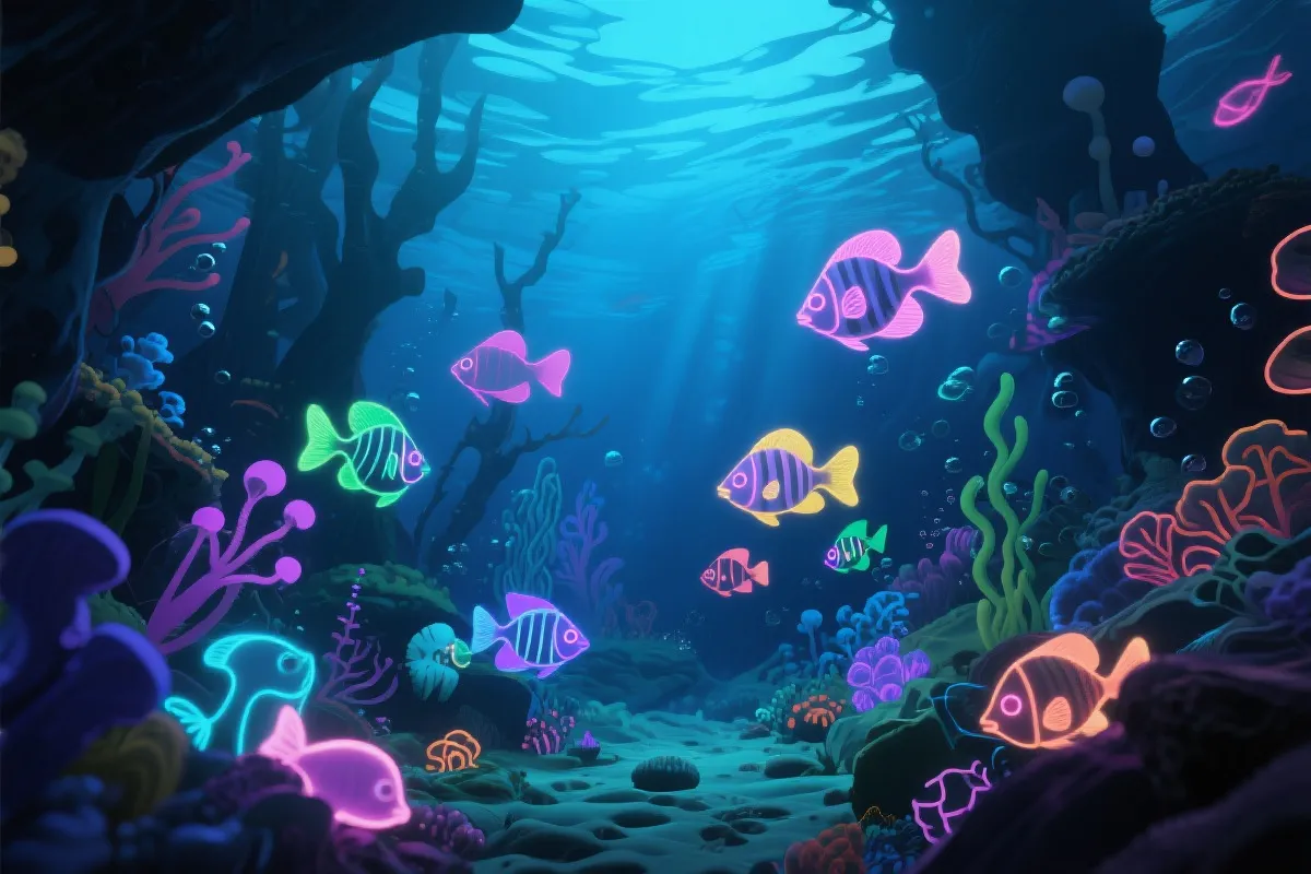 海洋主题场景示意图